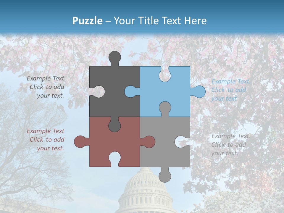 Memorial Downtown Politicians PowerPoint Template