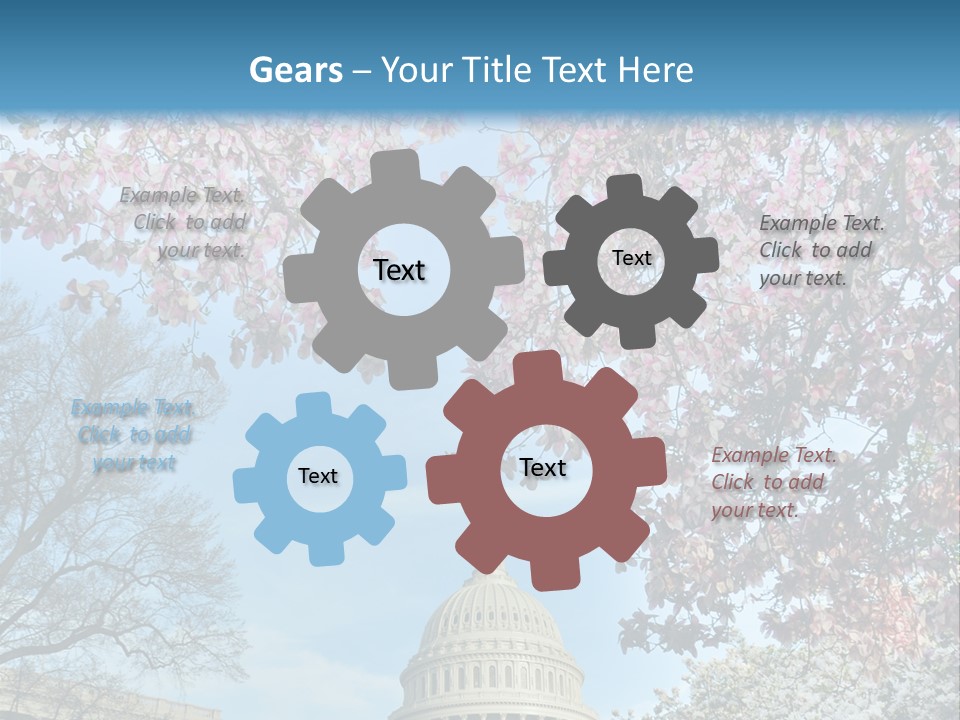 Memorial Downtown Politicians PowerPoint Template