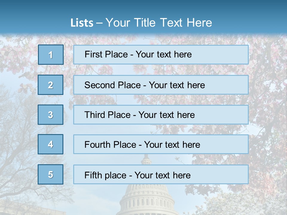 Memorial Downtown Politicians PowerPoint Template