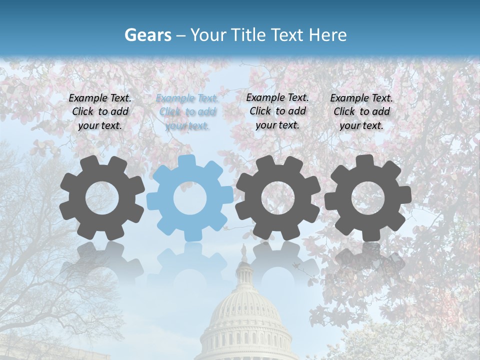 Memorial Downtown Politicians PowerPoint Template