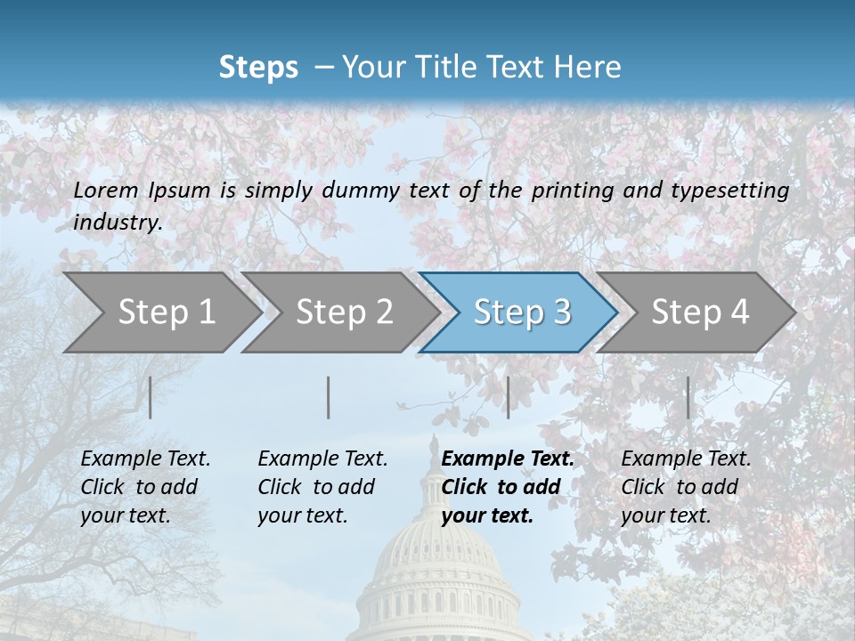 Memorial Downtown Politicians PowerPoint Template
