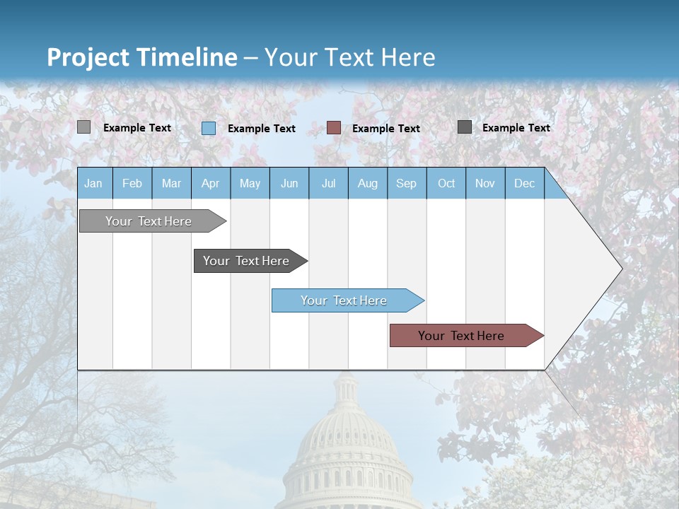 Memorial Downtown Politicians PowerPoint Template