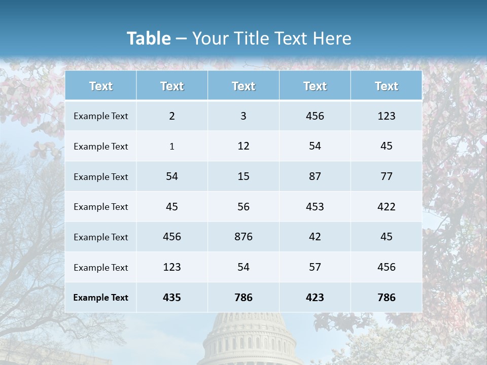 Memorial Downtown Politicians PowerPoint Template