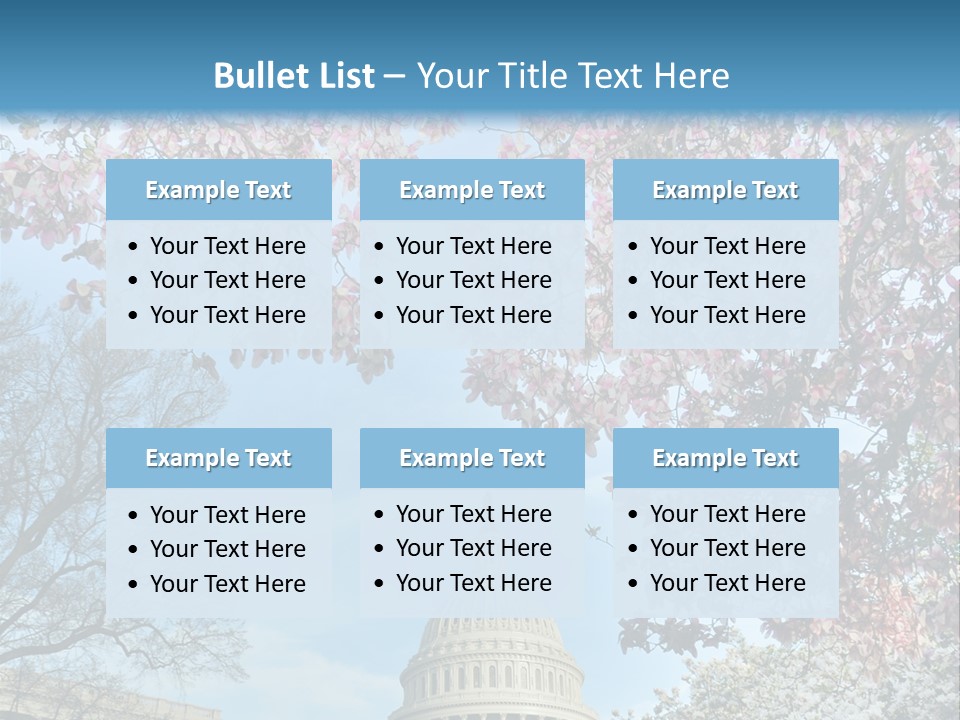 Memorial Downtown Politicians PowerPoint Template