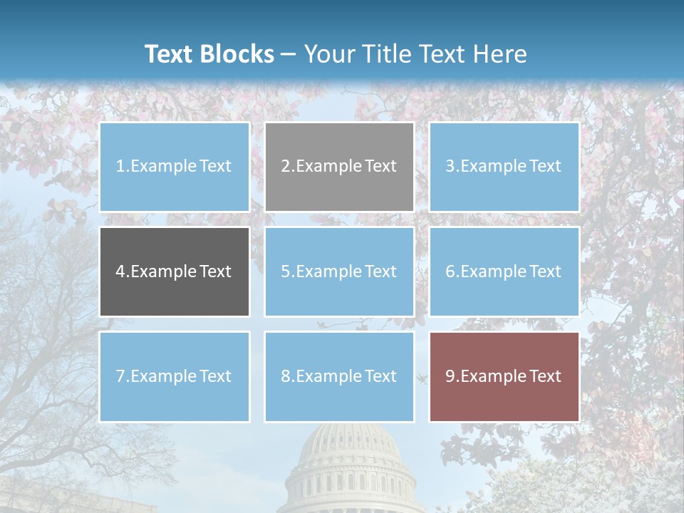Memorial Downtown Politicians PowerPoint Template