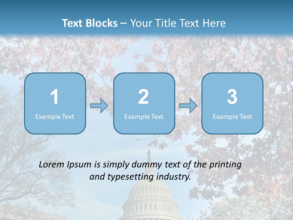 Memorial Downtown Politicians PowerPoint Template