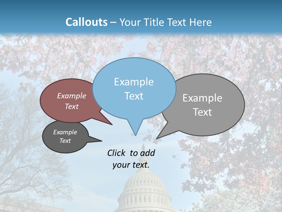 Memorial Downtown Politicians PowerPoint Template