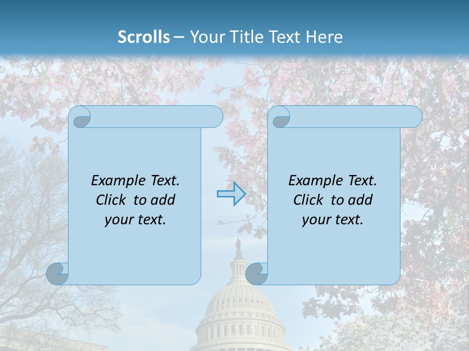 Memorial Downtown Politicians PowerPoint Template