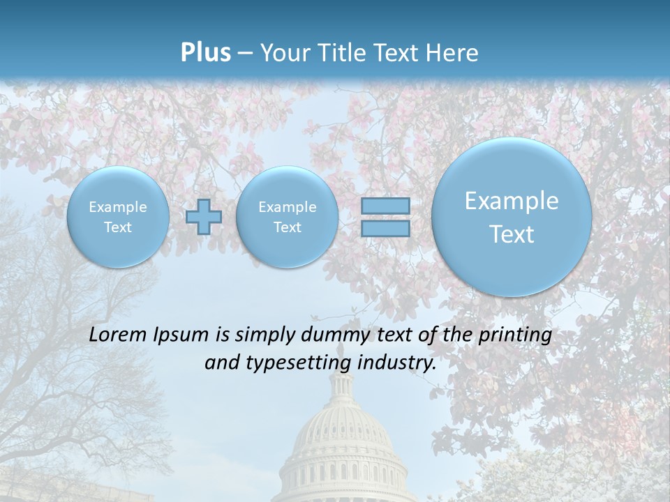 Memorial Downtown Politicians PowerPoint Template