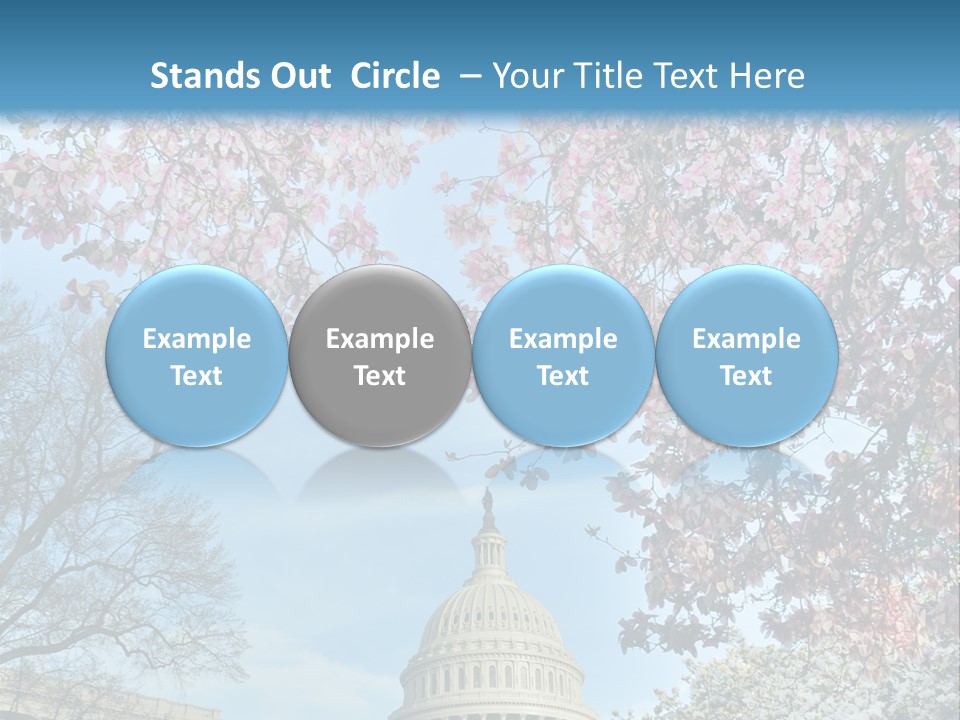 Memorial Downtown Politicians PowerPoint Template