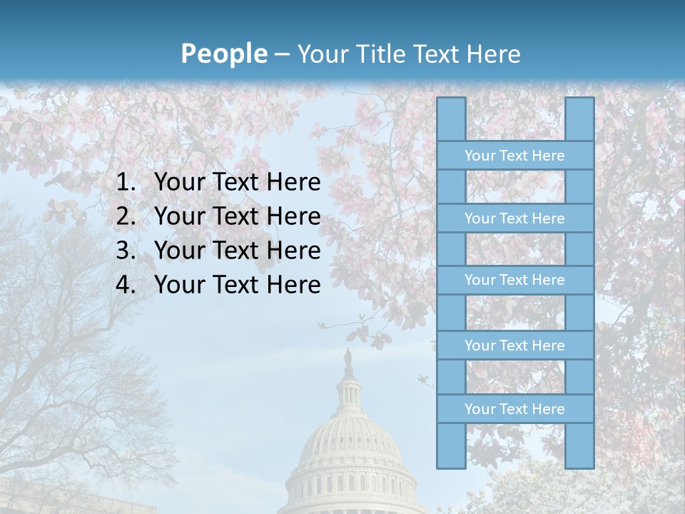 Memorial Downtown Politicians PowerPoint Template