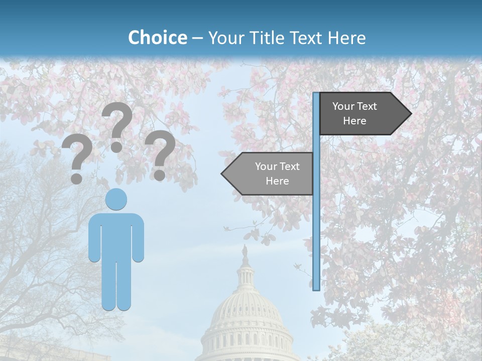 Memorial Downtown Politicians PowerPoint Template