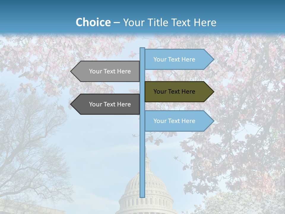 Memorial Downtown Politicians PowerPoint Template