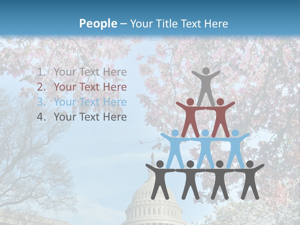 Memorial Downtown Politicians PowerPoint Template