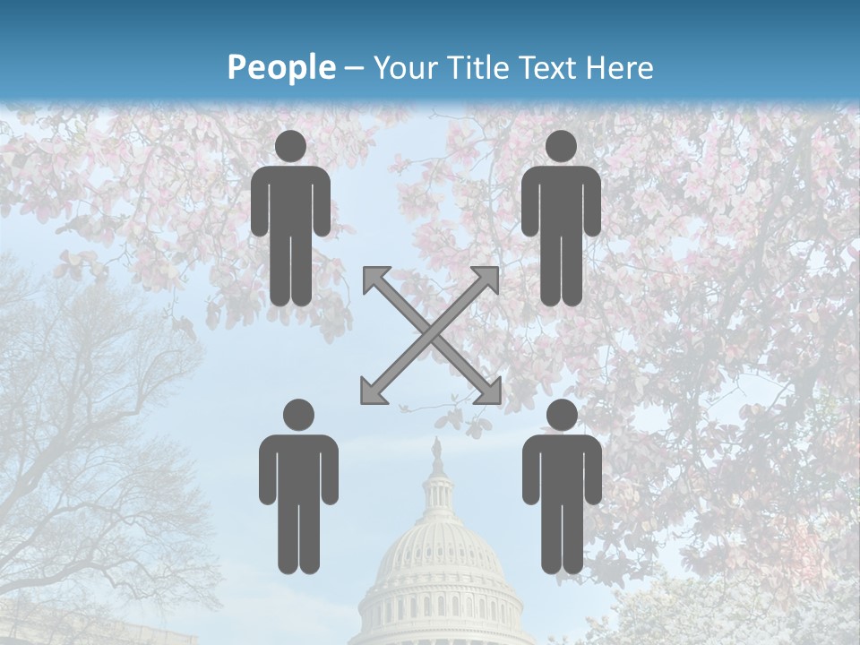 Memorial Downtown Politicians PowerPoint Template