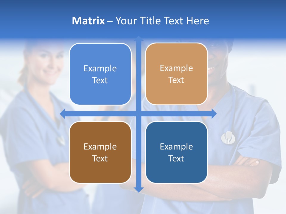 Illness Group Team PowerPoint Template