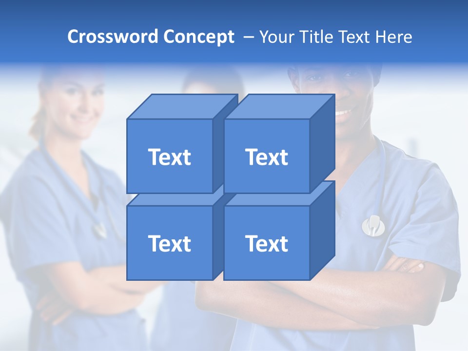 Illness Group Team PowerPoint Template