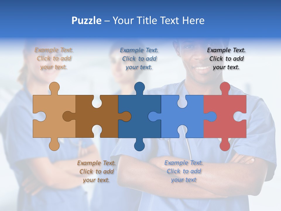 Illness Group Team PowerPoint Template