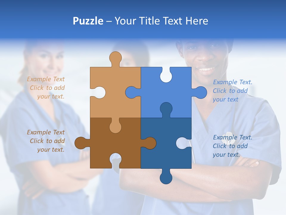 Illness Group Team PowerPoint Template