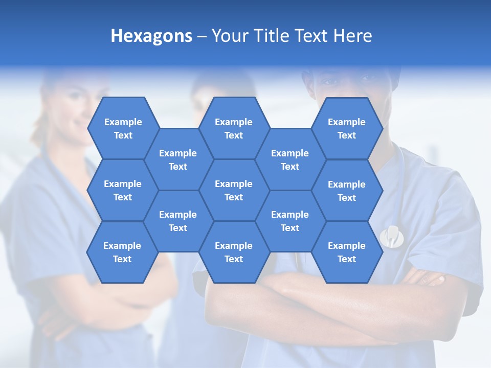 Illness Group Team PowerPoint Template