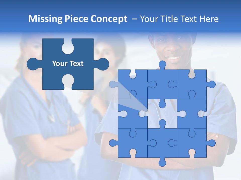 Illness Group Team PowerPoint Template