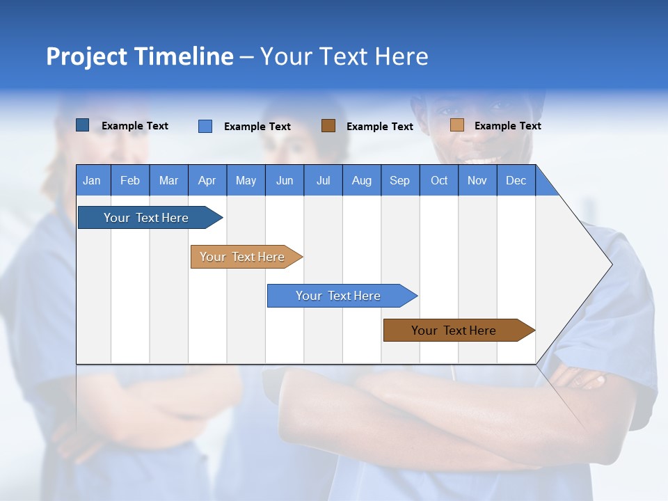 Illness Group Team PowerPoint Template