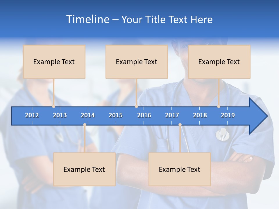 Illness Group Team PowerPoint Template