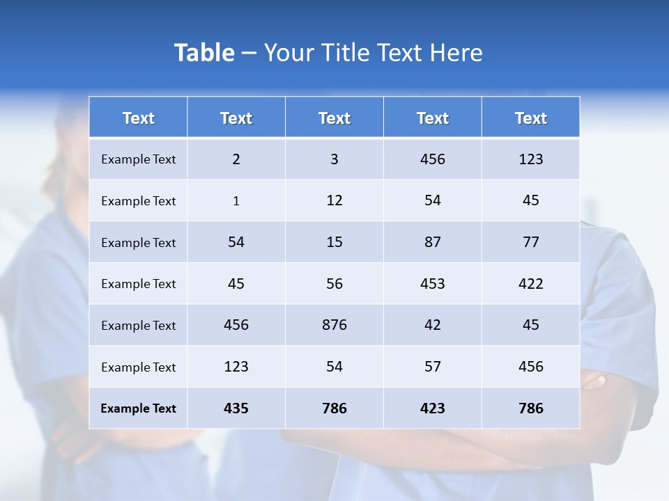 Illness Group Team PowerPoint Template