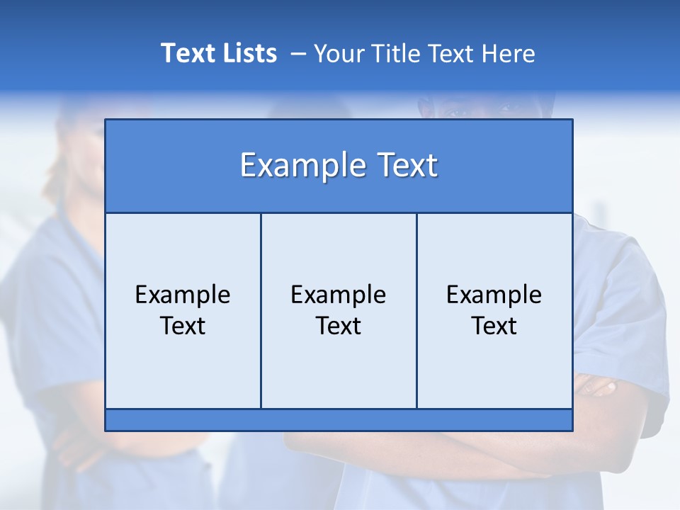 Illness Group Team PowerPoint Template