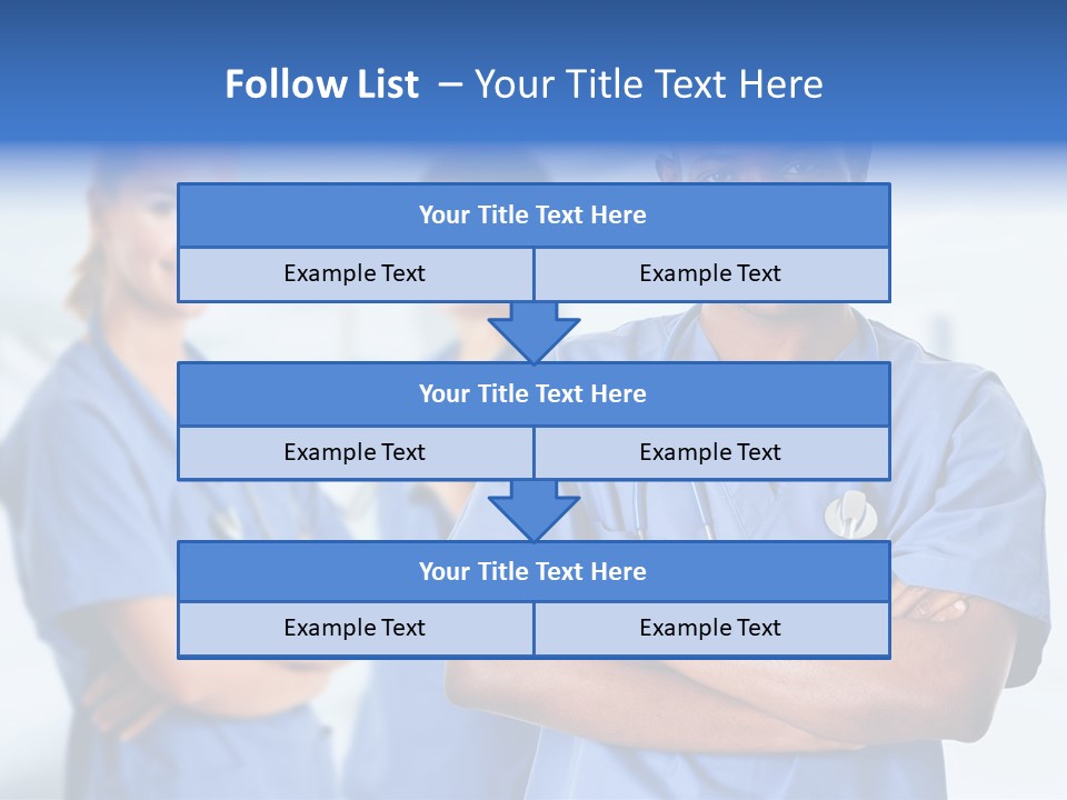 Illness Group Team PowerPoint Template