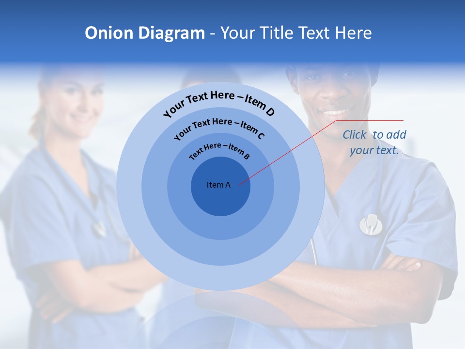 Illness Group Team PowerPoint Template