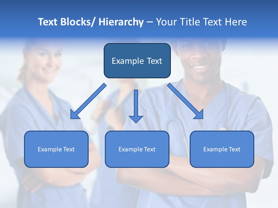 Illness Group Team PowerPoint Template