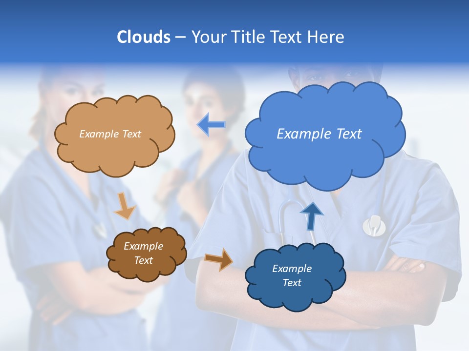 Illness Group Team PowerPoint Template