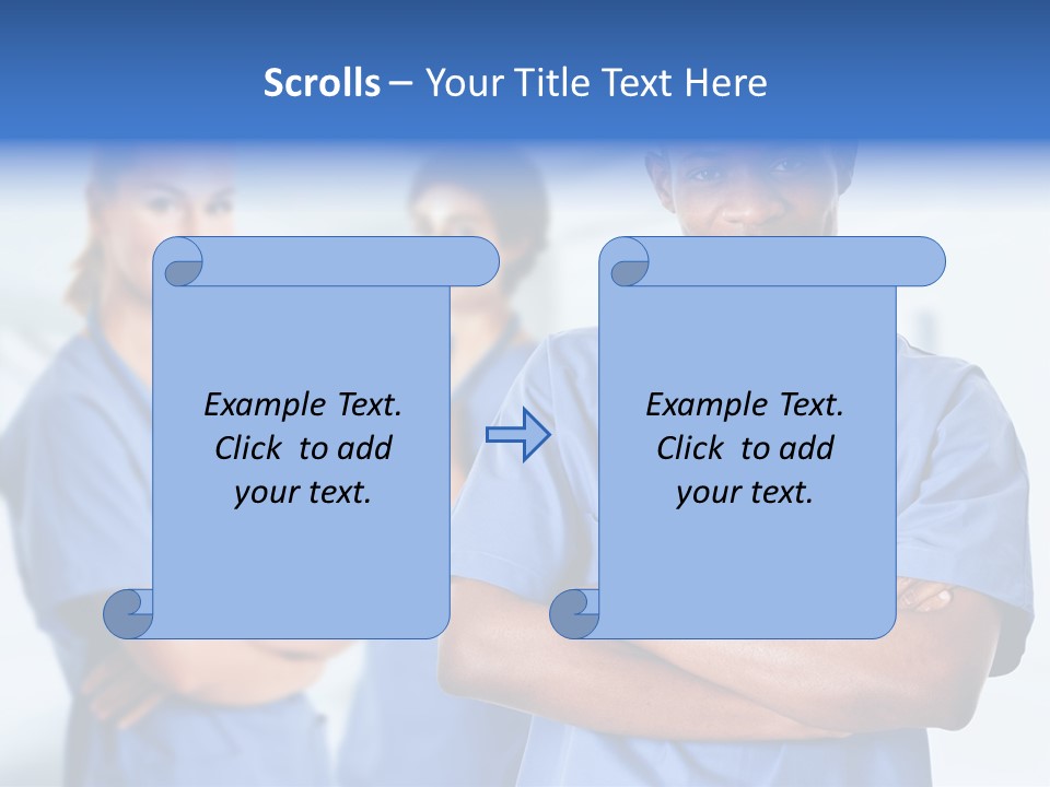 Illness Group Team PowerPoint Template