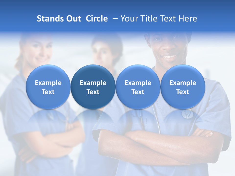 Illness Group Team PowerPoint Template