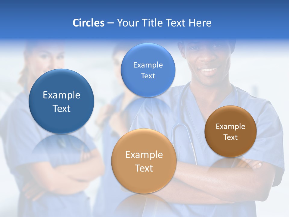 Illness Group Team PowerPoint Template