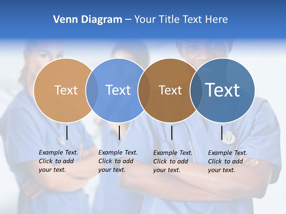Illness Group Team PowerPoint Template