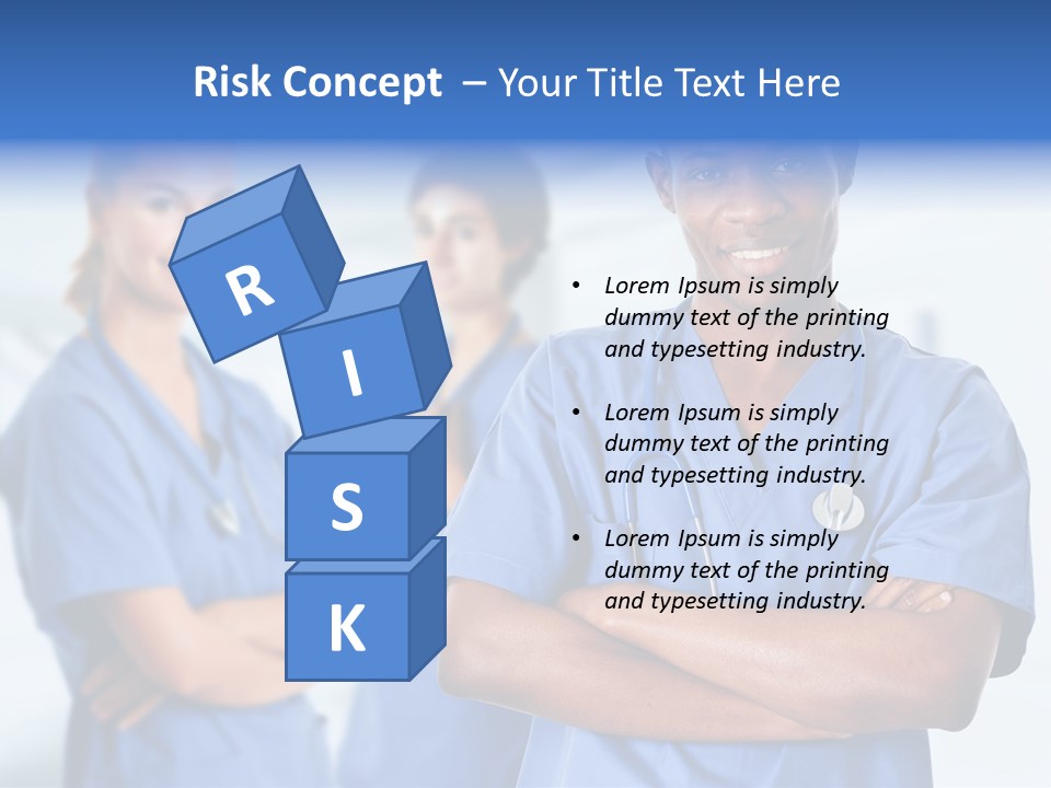 Illness Group Team PowerPoint Template