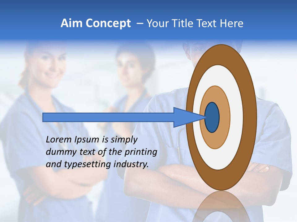 Illness Group Team PowerPoint Template