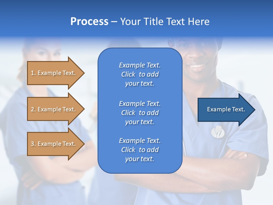 Illness Group Team PowerPoint Template