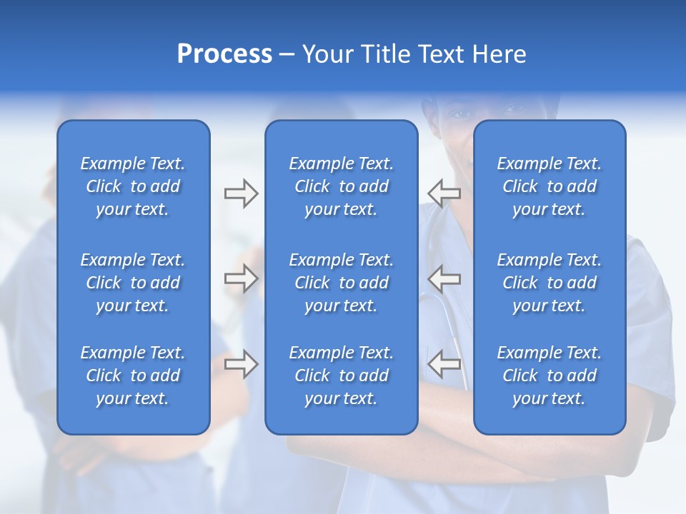 Illness Group Team PowerPoint Template