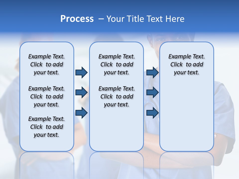 Illness Group Team PowerPoint Template