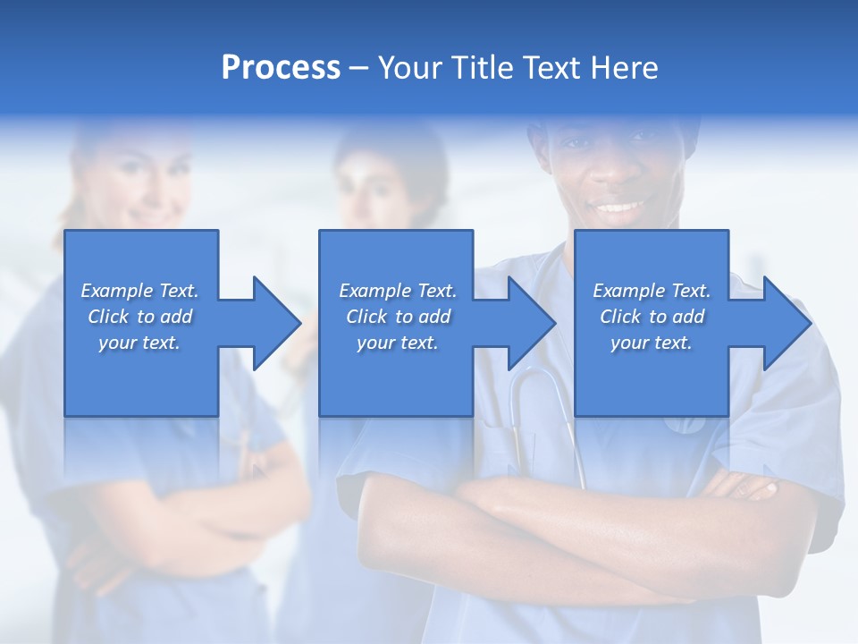 Illness Group Team PowerPoint Template