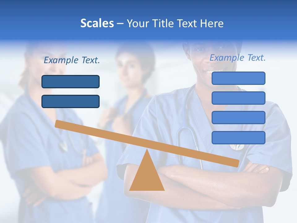 Illness Group Team PowerPoint Template