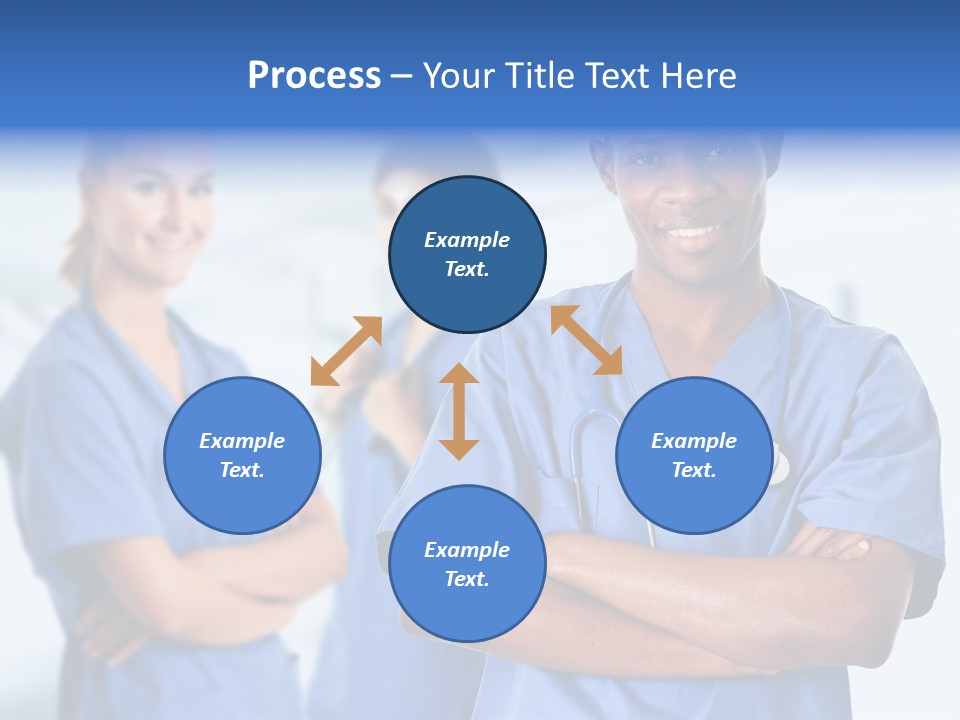 Illness Group Team PowerPoint Template