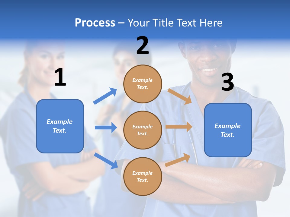 Illness Group Team PowerPoint Template