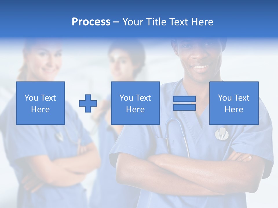 Illness Group Team PowerPoint Template