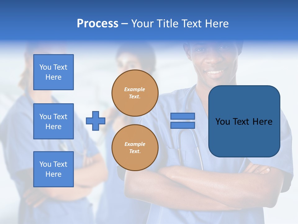 Illness Group Team PowerPoint Template