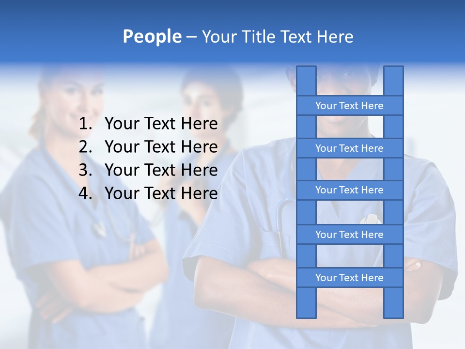 Illness Group Team PowerPoint Template