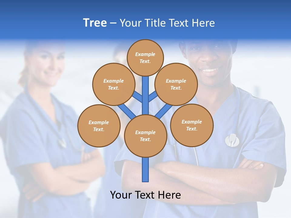Illness Group Team PowerPoint Template